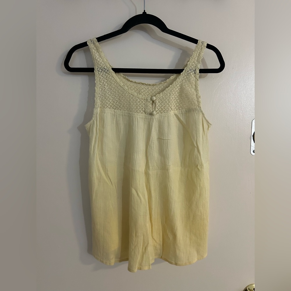 MANGO Crochet Top